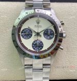 Vintage Rolex Daytona Paul Newman Swiss A7750 Replica Watch Stainless Steel Cream Dial